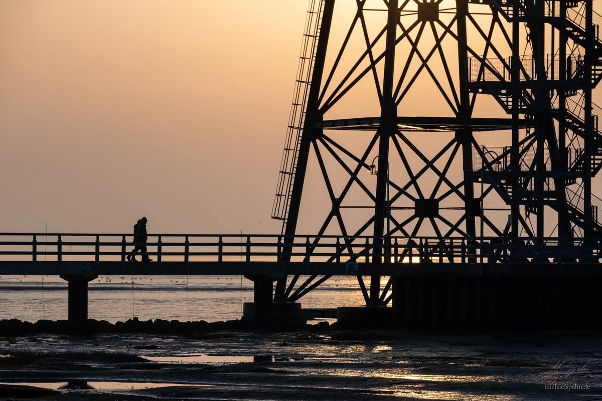 Zusammen im Abendlicht